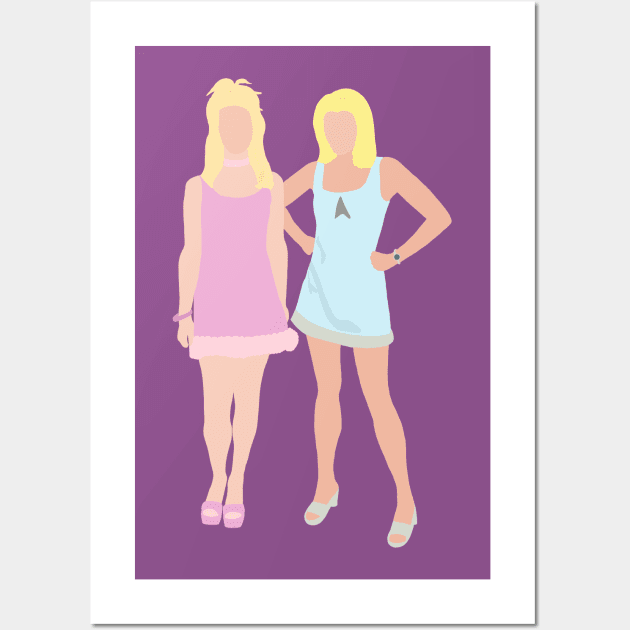 romy and michele Wall Art by aluap1006